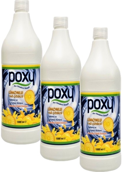 Limonlu Yağ Çözücü 1 Lt x 3 Adet