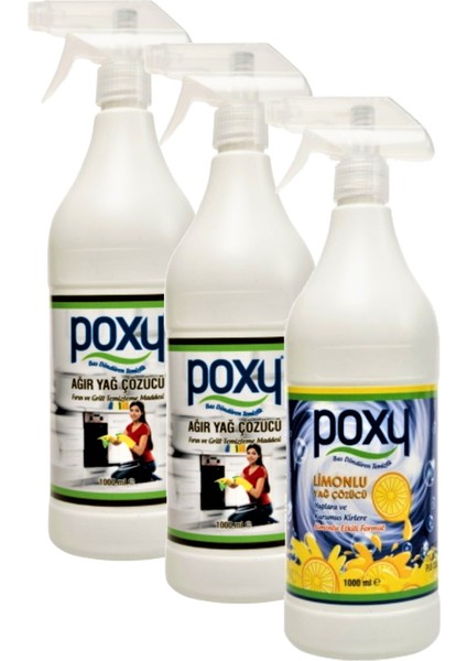 Ağır Yağ Çözücü 2x1 Lt & Limonlu Yağ Çözücü 1 Lt fiyatları