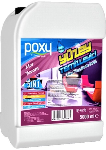 Parfümlü Yüzey Temizleyici Mor Yuvam 5 Lt