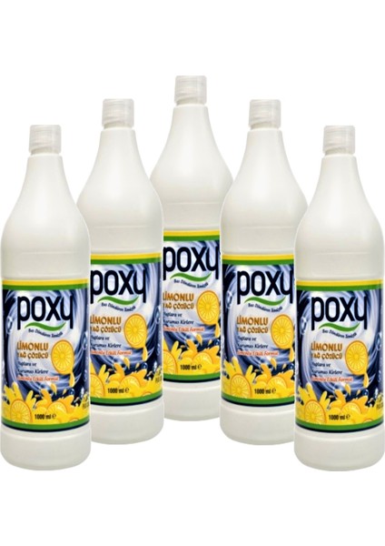 Limonlu Yağ Çözücü 1 Lt x 5 Adet