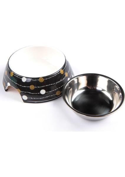 Kedi Köpek Mama ve Su Kabı BO-3139G(A5) 150 ml Siyah fiyatları
