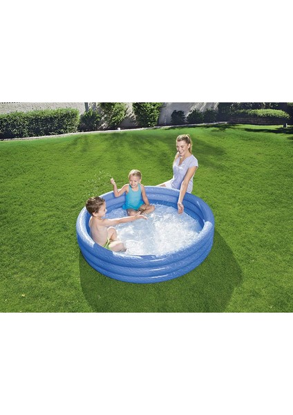 62008 Pompasıyla -Bestway 51024, 3 Boğum Çocuk Havuzu, 102X25 cm fırsatları