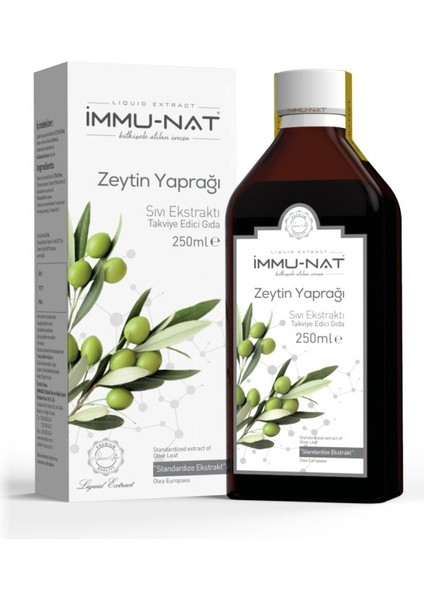 Zeytin Yaprağı Sıvı Ekstraktı 250 ml