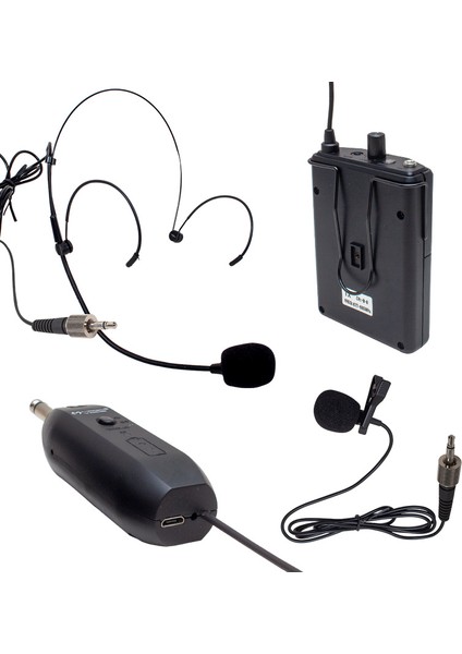 Magıcvoıce MV-19599 Uhf Kablosuz Yaka Mikrofon
