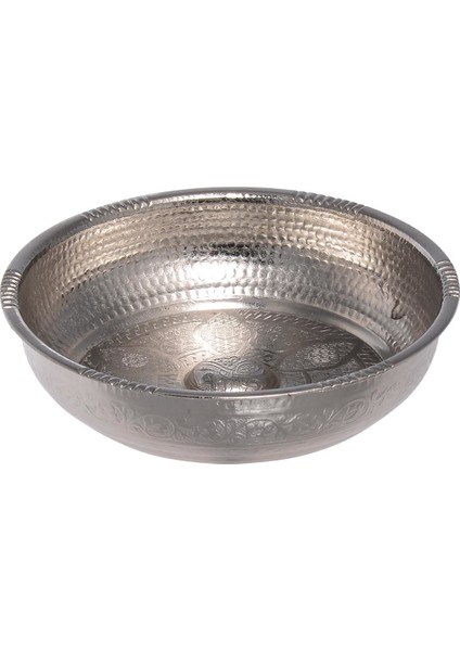 Hamam Tası Osmanlı Motifli Nostaljik Beyaz