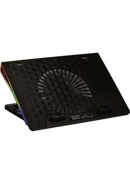 Arrax Iı INC-609TGS 13-17" Siyah 2x Rgb Fanlı Notebook Soğutucu