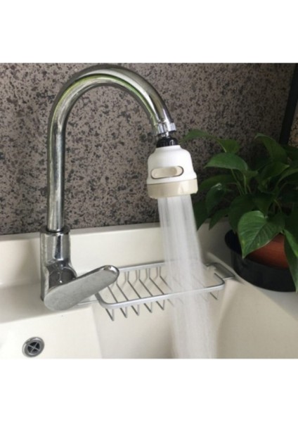 3 Fonksiyonlu Mutfak Lavabo Başlığı 360 Derece Döner Musluk Ucu