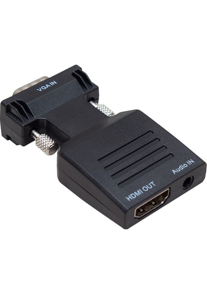 PM-4276 Audıo Çıkışlı VGA To HDMI Çevirici Adaptör