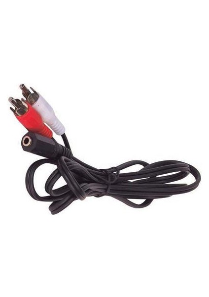 3.5 mm St Dişi / 2 Rca Erkek 1.5 Metre Kablo
