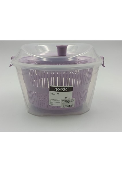 G-25 Vega Salata Kurutucu 4.4 Lt - Mor