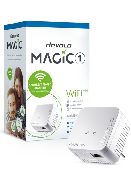 8559 Magic 1 WiFi 1200 Mbps - Kablosuz Powerline Menzil Genişletici - Ek Adaptör