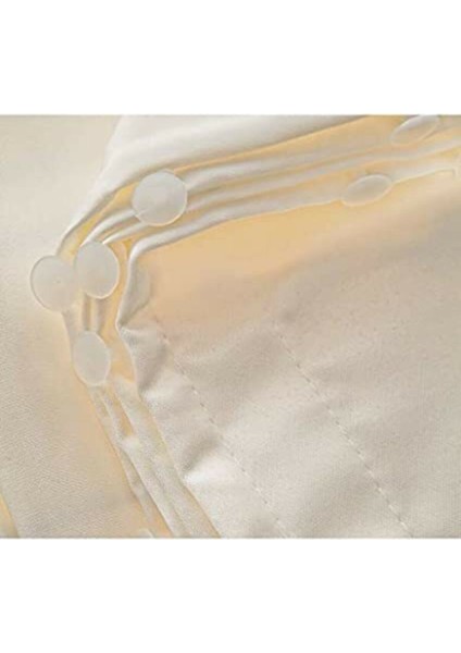 Güneşlik Saten Perde Brillant Marka 1. Kalite Ekru Renk Düz Pilesiz Hazır Halde fiyatları