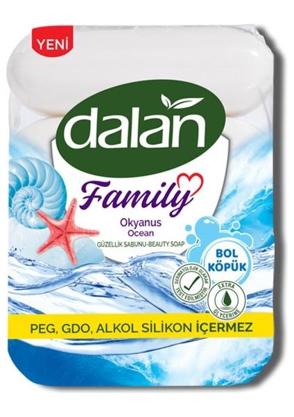 Famıly Sabun Okyanus 75X4 gr Okyanusi Sabun