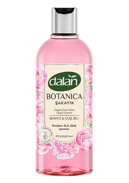 Botanica Duş Jeli Şakayık Kokulu 500 ml Duş Jeli