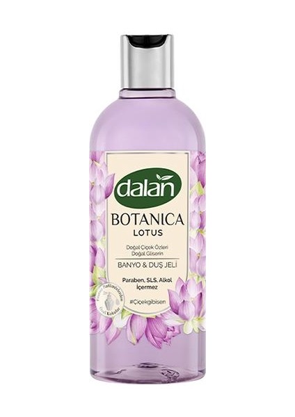 Botanica Duş Jeli Lotus Çiçeği Kokulu 500 ml Duş Jeli