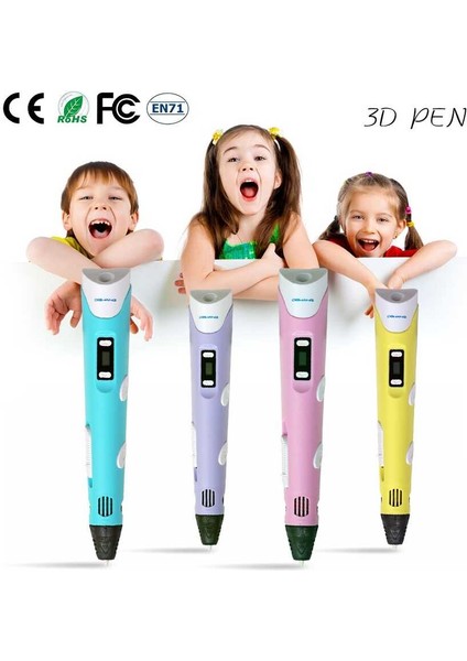 3D Kalem V2 - Mor modelleri