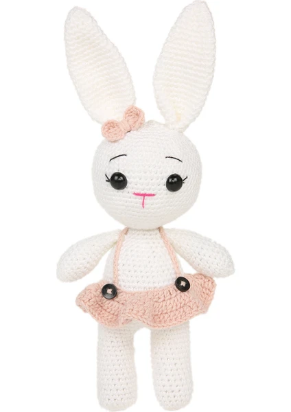 İzmit Çınar Kadın Kooperatifi Amigurumi Organik Elişi Mini Oyuncak Tavşan