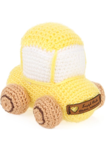 Amigurumi Organik Elişi Mini Oyuncak Araba