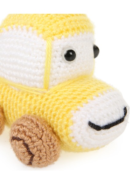 Amigurumi Organik Elişi Mini Oyuncak Araba