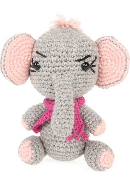 Amigurumi Organik Elişi Minik Fil Oyuncak