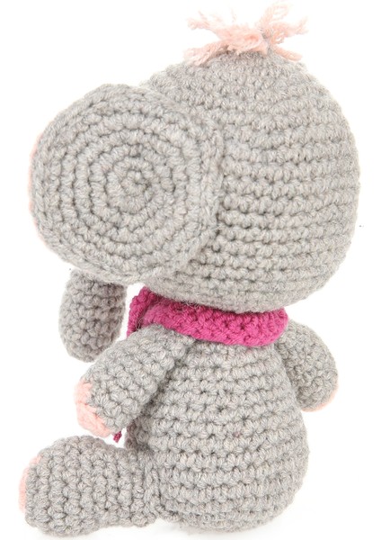 Amigurumi Organik Elişi Minik Fil Oyuncak