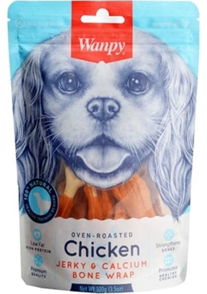 Kalsiyumlu Gerçek Tavuk 100 gr Köpek Ödülü