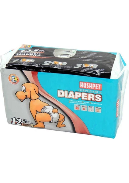 Diapers Köpek Çiş Pedi 12'li Small