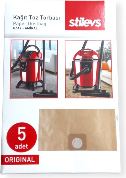 Uzay - Amıral Kağıt Toz Torba 5 Ad Kutulu