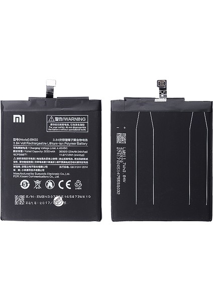 Xiaomi BN30 Xiaomi Redmi 4A Pil Batarya fiyatları