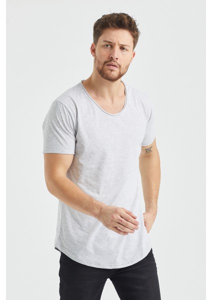Gri Pis Yaka Salaş T-Shirt- TCPSR09S fiyatları