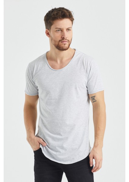 Gri Pis Yaka Salaş T-Shirt- TCPSR09S modelleri