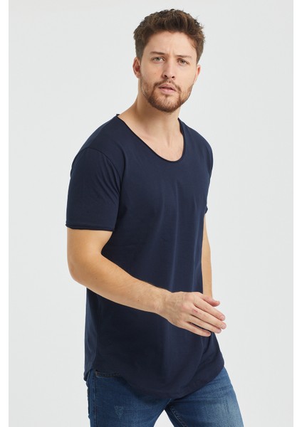 Lacivert Pis Yaka Salaş T-Shirt- TCPSR13S modelleri