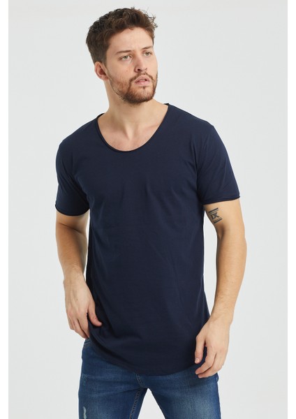 Lacivert Pis Yaka Salaş T-Shirt- TCPSR13S indirimleri