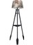 Remi 3 Ayaklı Tripod Lambader Siyah Ahşap Köşe Lambası Abajur Avize Aydınlatma Ahşap Siyah Ağaç Country Dekor Lamba Aplik Masif Doğal 1