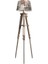 Piega Tripod Lambader Abajur Köşe Lambası Aydınlatma Ahşap Fosil Eskitme Ağaç Country Masif Doğal 1