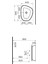Outline 5991B450-0016 Asimetrik Lavabo, 56 Cm, Mat Vizon 2