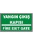 Fosforlu Yangın Çıkış Kapısı- Fire Exit Levhası - Fotolümenli 1