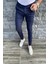 Zoom 108 Desenli Slim Fit Likralı Keten Pantolon 1