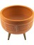 Terakota Nakış Desenli Toprak Aranjman ve Bonzai Saksı 3 Ayaklı 3