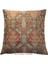 Pıllows Store Osmanlı Kahverengi Lale Desenli Kırlent Kılıfı 45CM*45CM 2