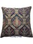 Pıllows Store Osmanlı Lacivert Lale Desenli Kırlent Kılıfı 45CM*45CM 2