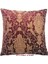 Pıllows Store Kabartmalı Yaldızlı Bordo Kırlent Kılıfı 45CM*45CM 2