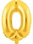 0 Gold Rakam Folyo Balon - 90 cm - Altın Folyo Rakam Balon 1