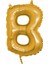B (Gold) Harf Folyo Balon - 90 cm - Altın Folyo Harf Balon 1
