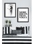 Çerçeve Hediyeli Poster Set Woman Silhouette 2'li 1
