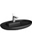Memoria Oval Çanak Lavabo, 75 cm, Mat Siyah 1
