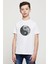 Stranger Things Ying Yang Upside Down Baskılı Unisex Çocuk Beyaz T-Shirt 1