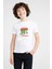 Türküm Doğruyum Karşıyakalıyım Izmir 35,5 Baskılı Unisex Çocuk Beyaz T-Shirt 1