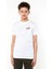 Bisiklet Gül Sepetli Pembe Bisiklet Göğüs Baskılı Unisex Çocuk Beyaz T-Shirt 1