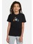 Anime Hashirama Senju Baskılı Unisex Çocuk Siyah T-Shirt 1